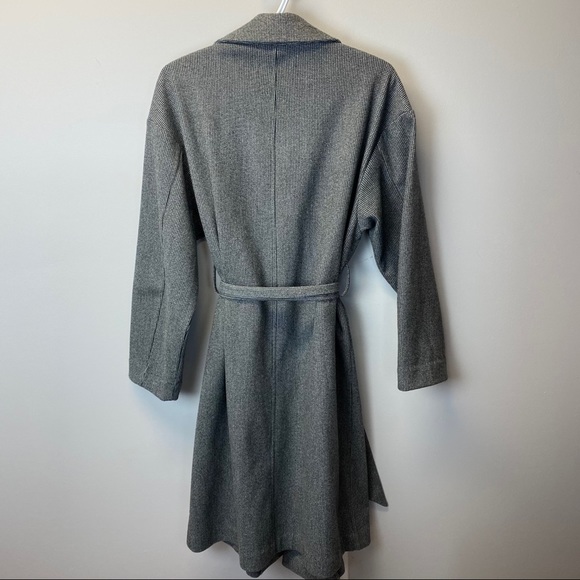 Zara soft touch oversized belted coat - Picture 3 of 7